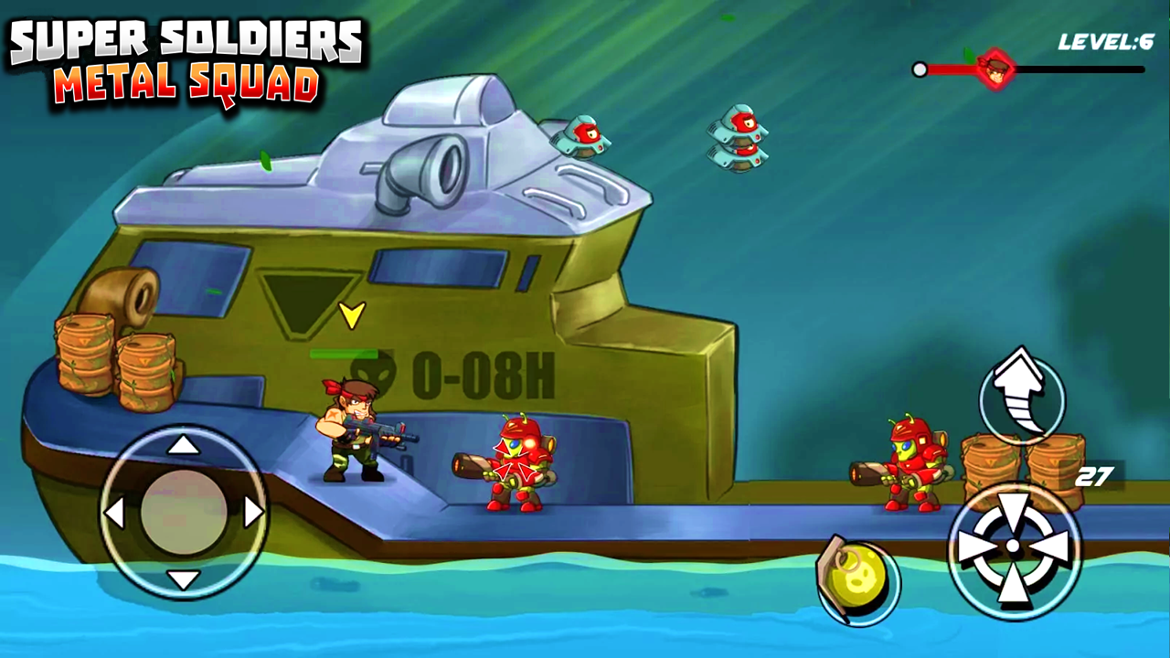 اسکرین شات 5 بازی Super Soldiers : Metal Squad