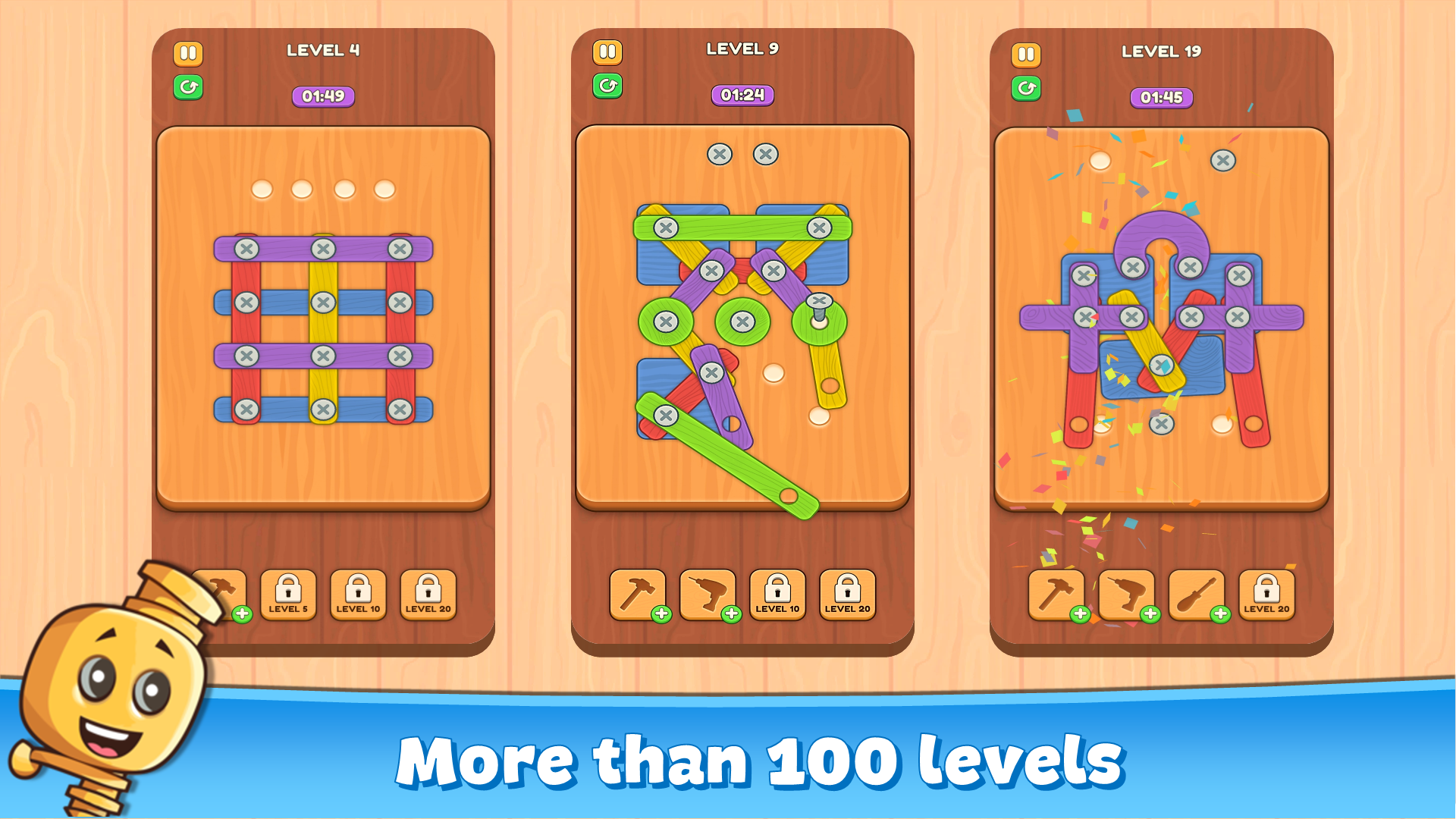 اسکرین شات 8 بازی Unscrew - Logic Puzzle