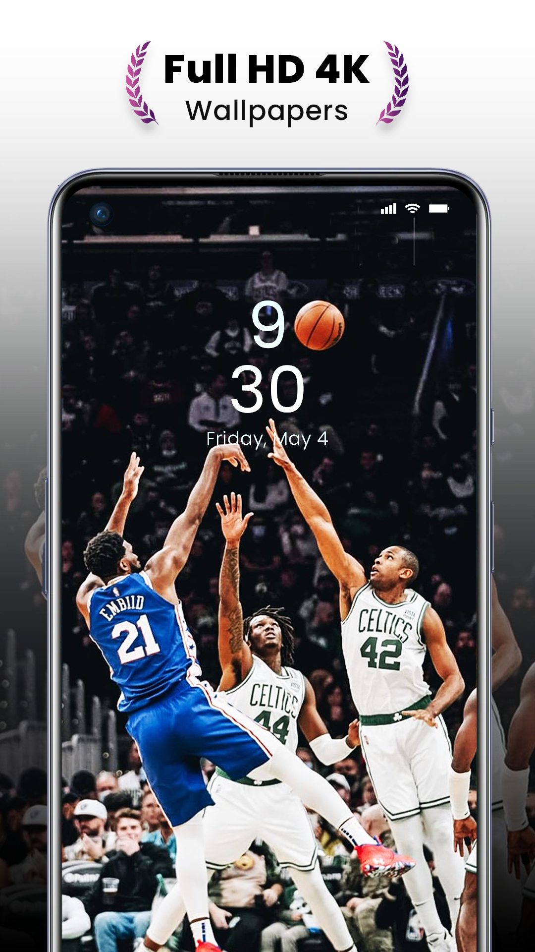 اسکرین شات 5 برنامه NBA Wallpapers 2022 Basketball