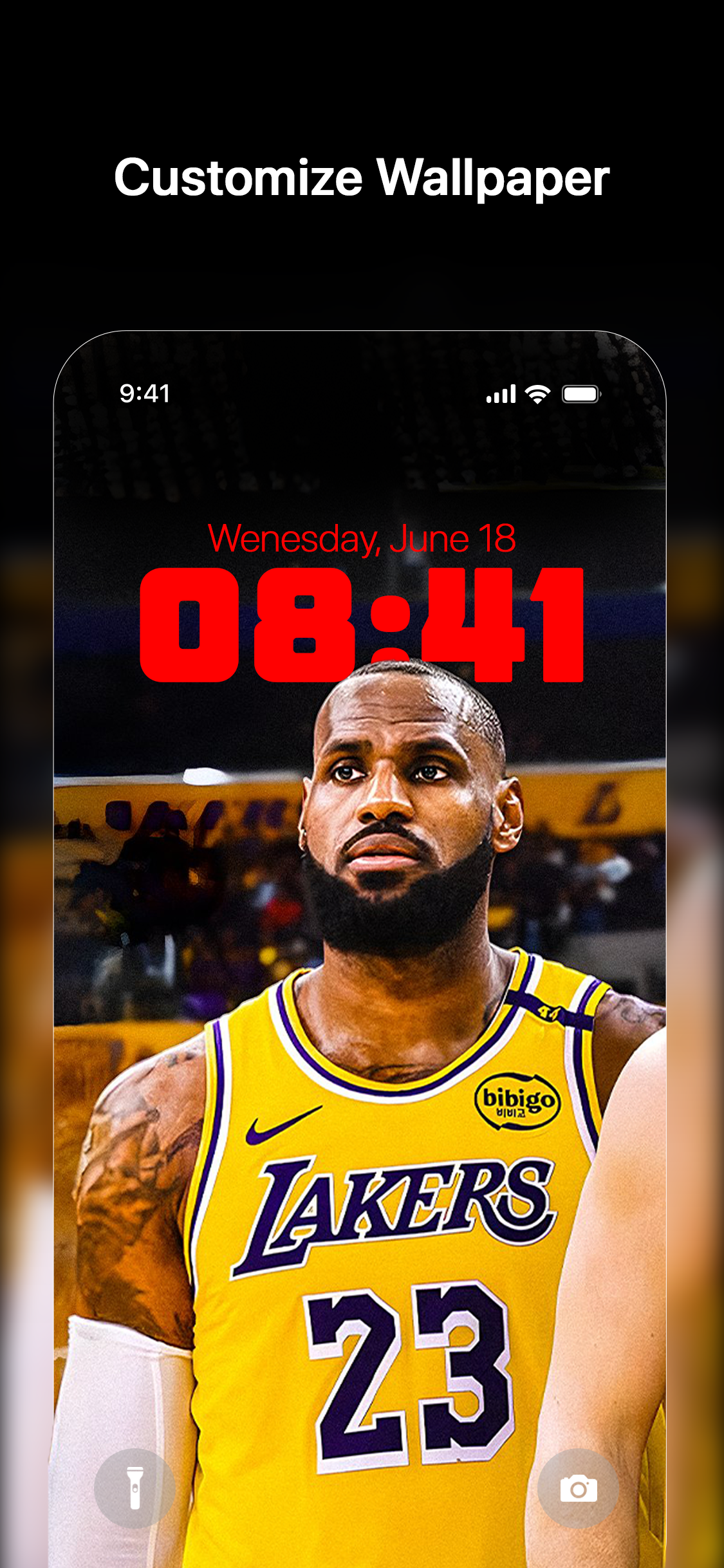 اسکرین شات 1 برنامه NBA Wallpaper 2025 HD