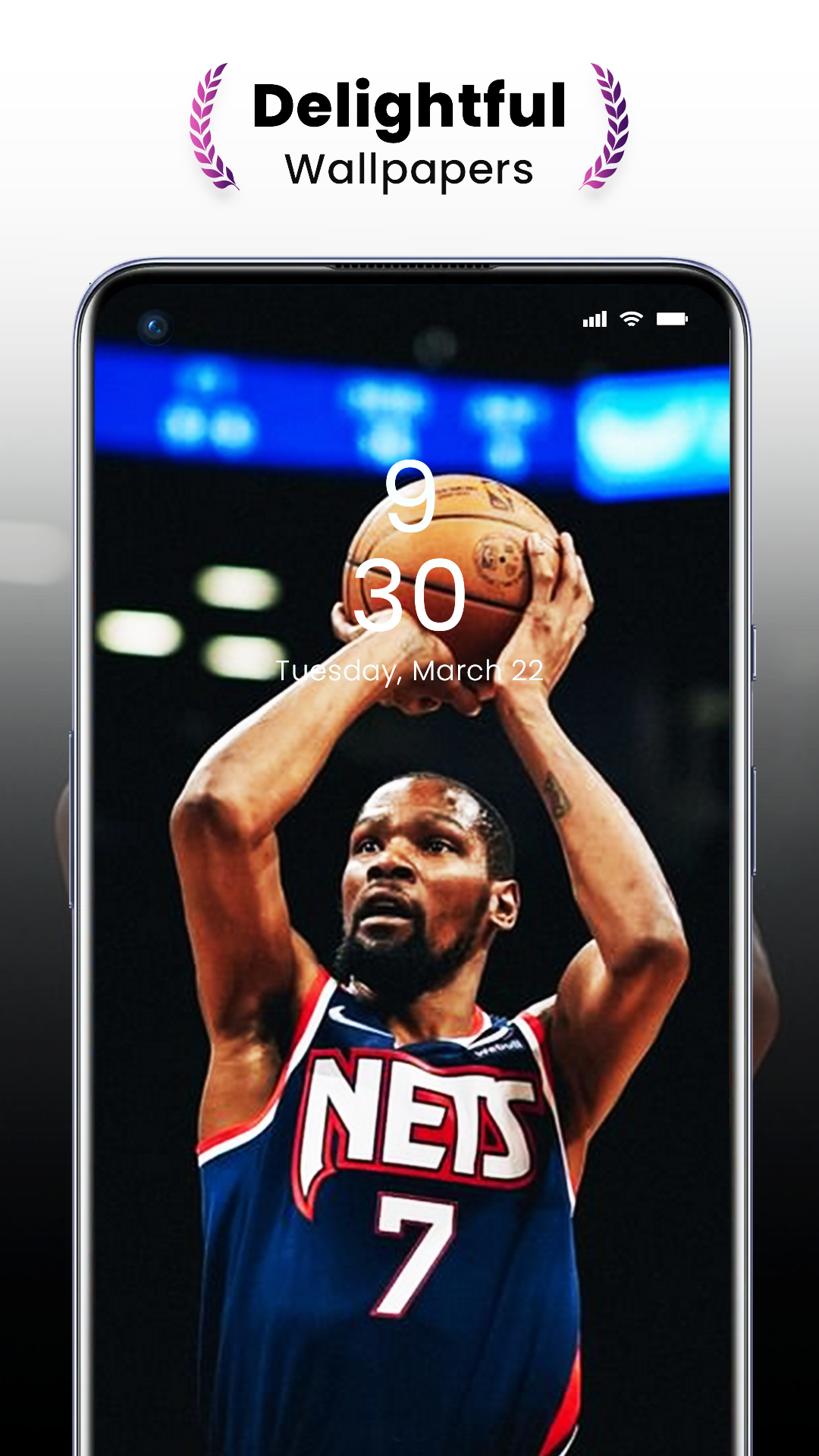 اسکرین شات 2 برنامه NBA Wallpapers 2022 Basketball