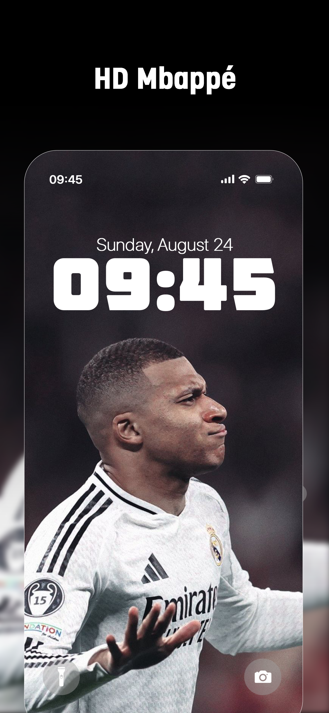 اسکرین شات 5 برنامه Soccer Kylian Mbappé Wallpaper