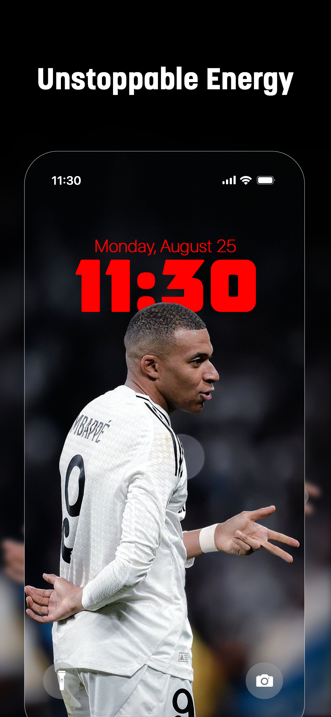 اسکرین شات 8 برنامه Soccer Kylian Mbappé Wallpaper