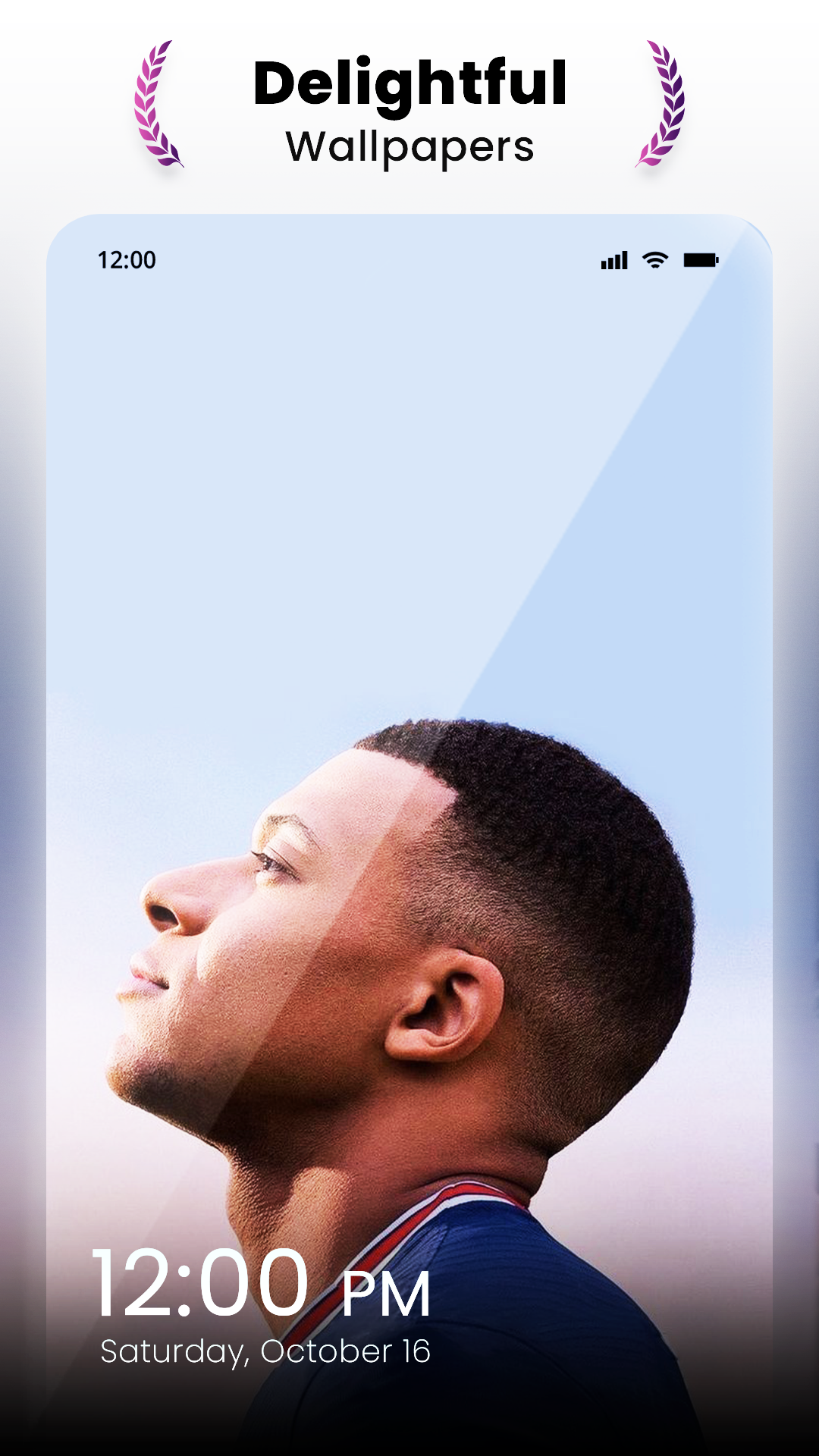 اسکرین شات 5 برنامه Kylian Mbappe Wallpaper 2024