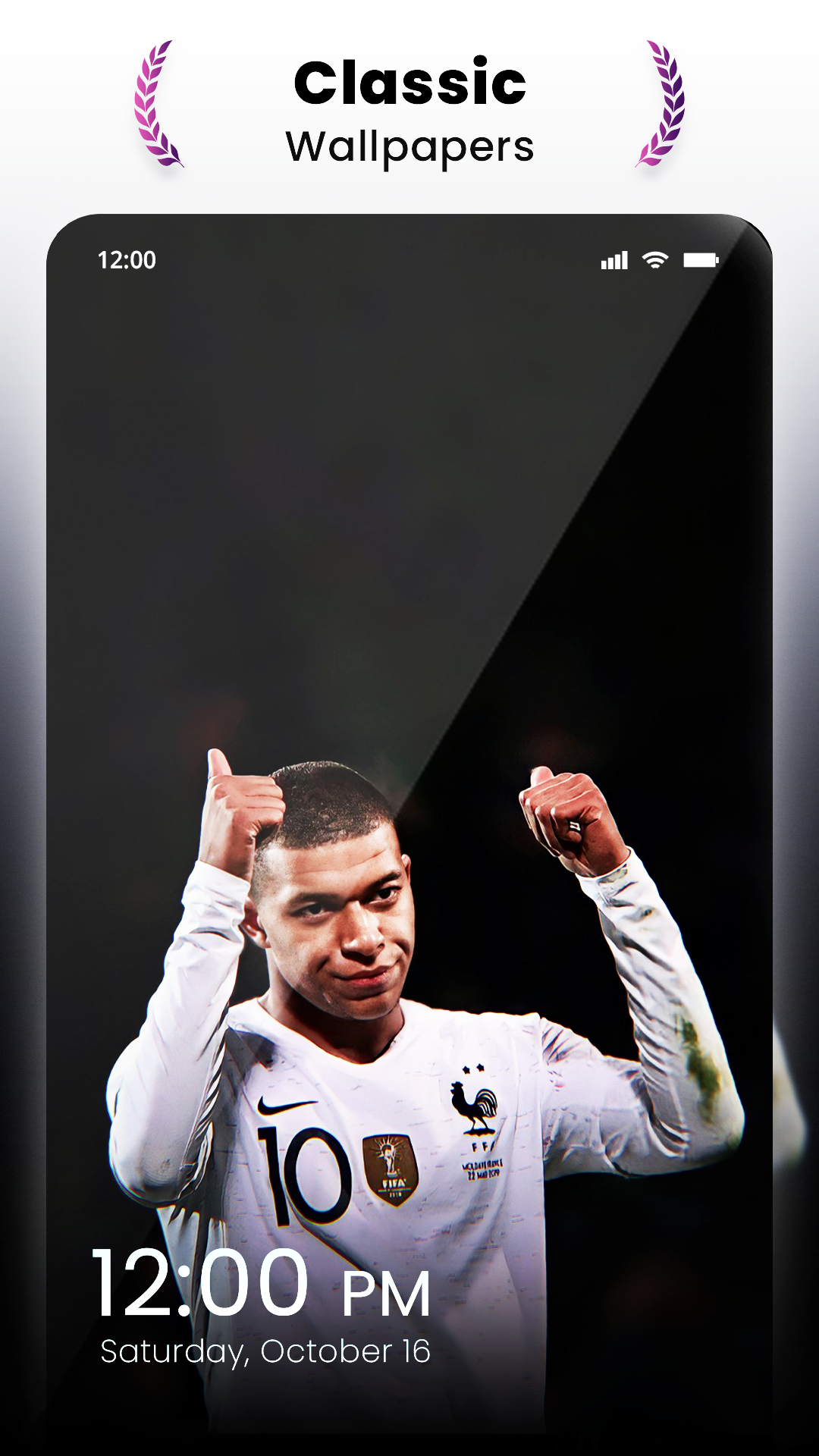 اسکرین شات 8 برنامه Kylian Mbappe Wallpaper 2024