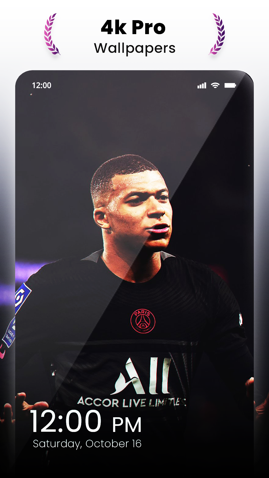 اسکرین شات 7 برنامه Kylian Mbappe Wallpaper 2024