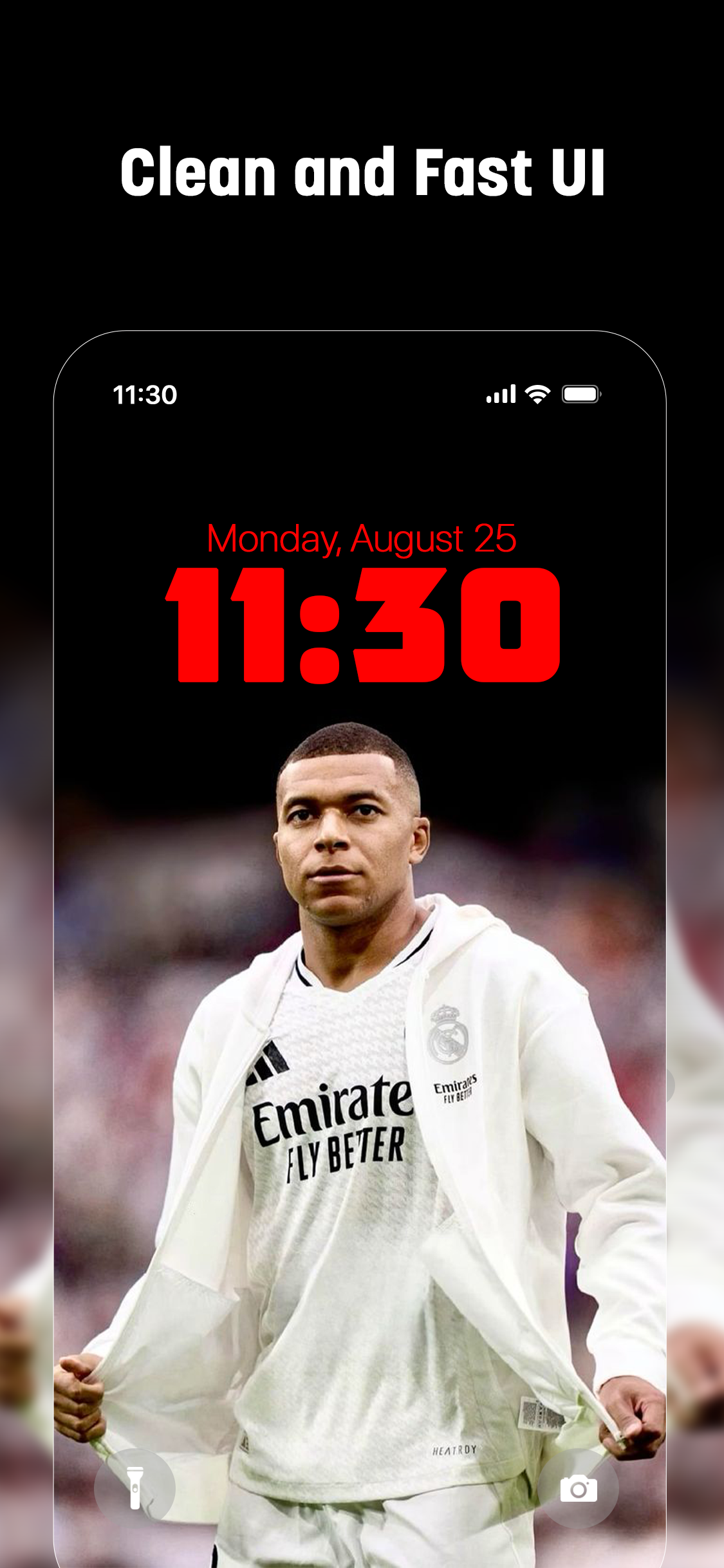 اسکرین شات 2 برنامه Soccer Kylian Mbappé Wallpaper