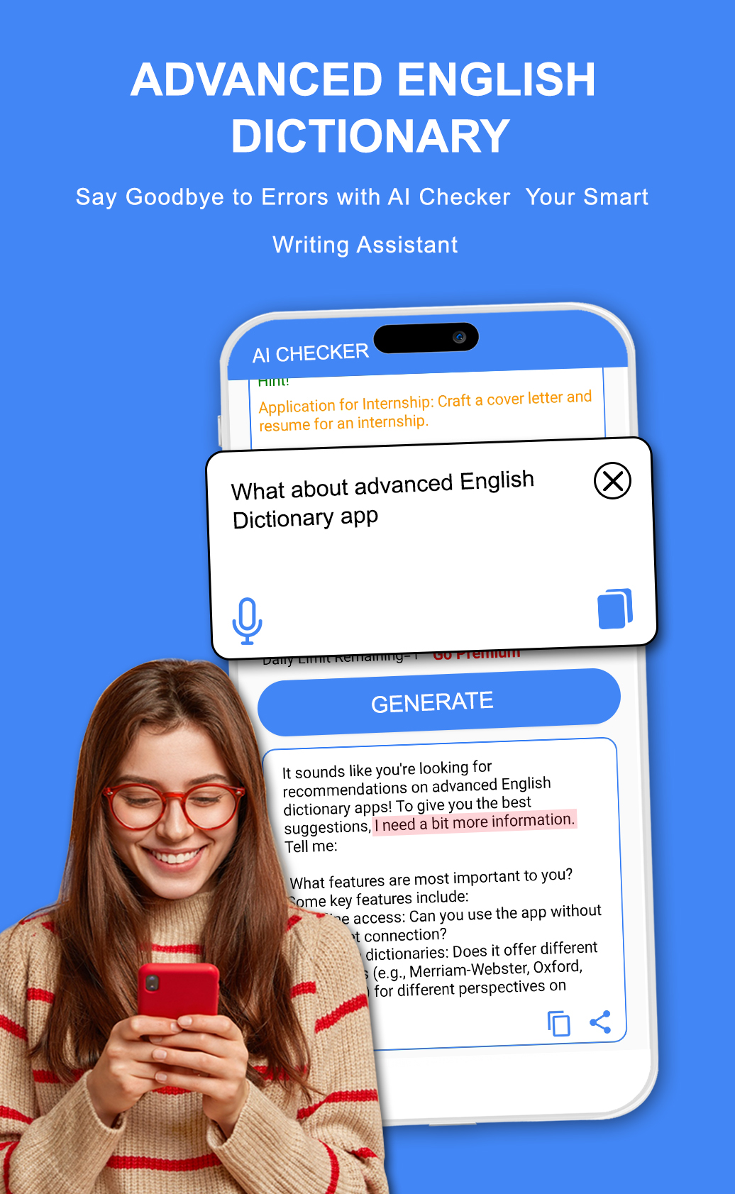 اسکرین شات 2 برنامه Advanced English Dictionary