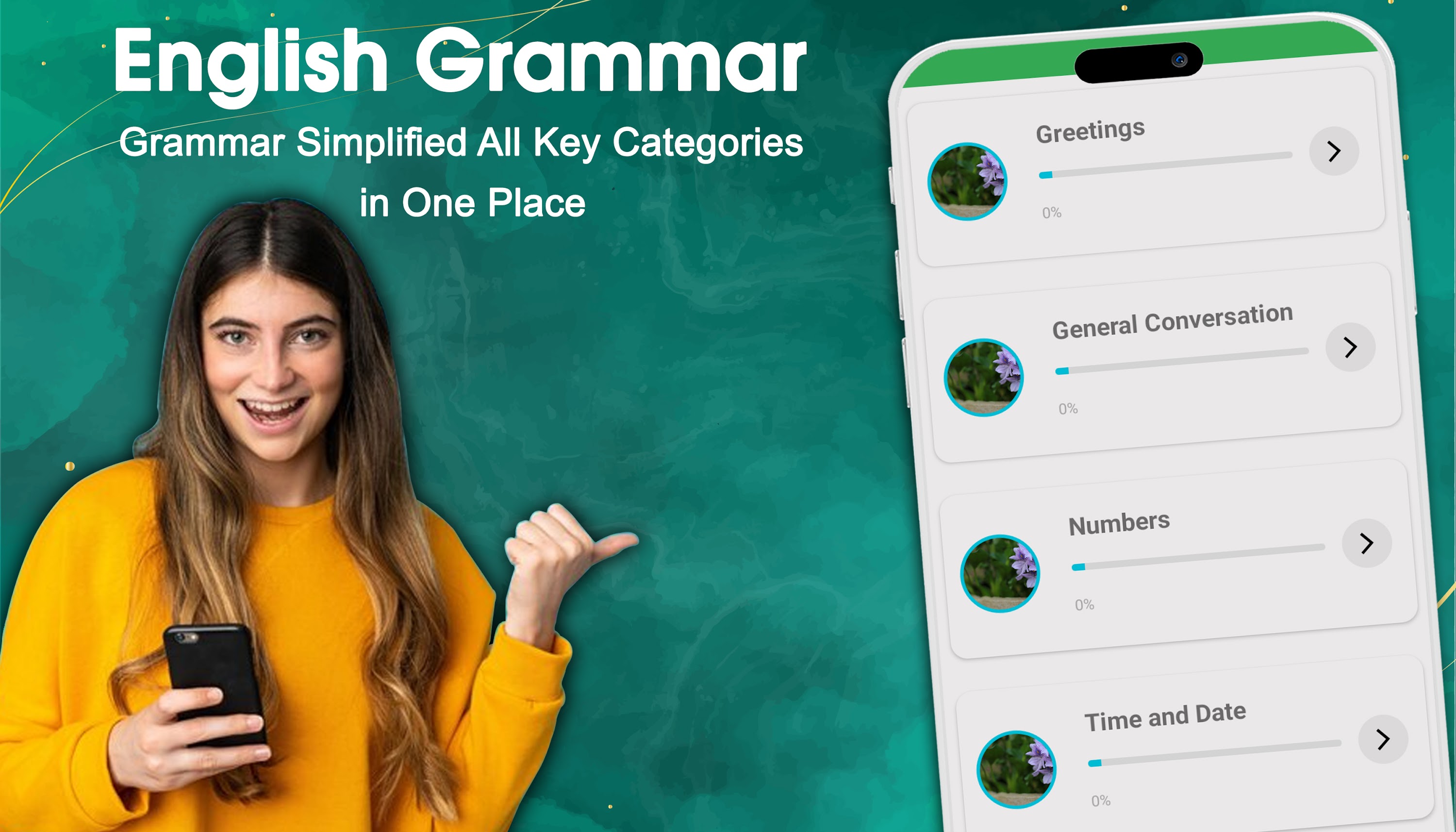 اسکرین شات 2 برنامه English Grammar & Punctuation