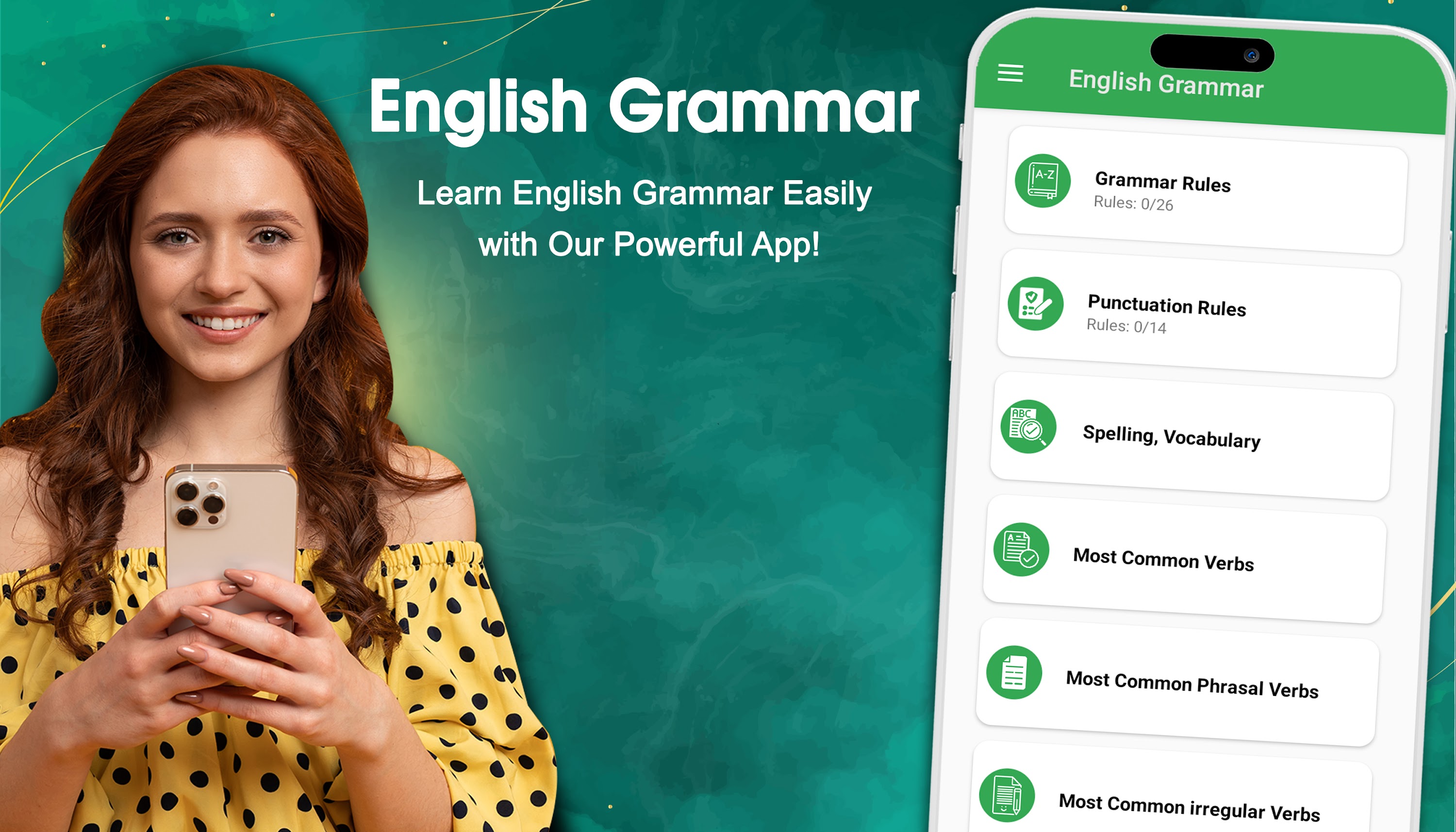 اسکرین شات 1 برنامه English Grammar & Punctuation