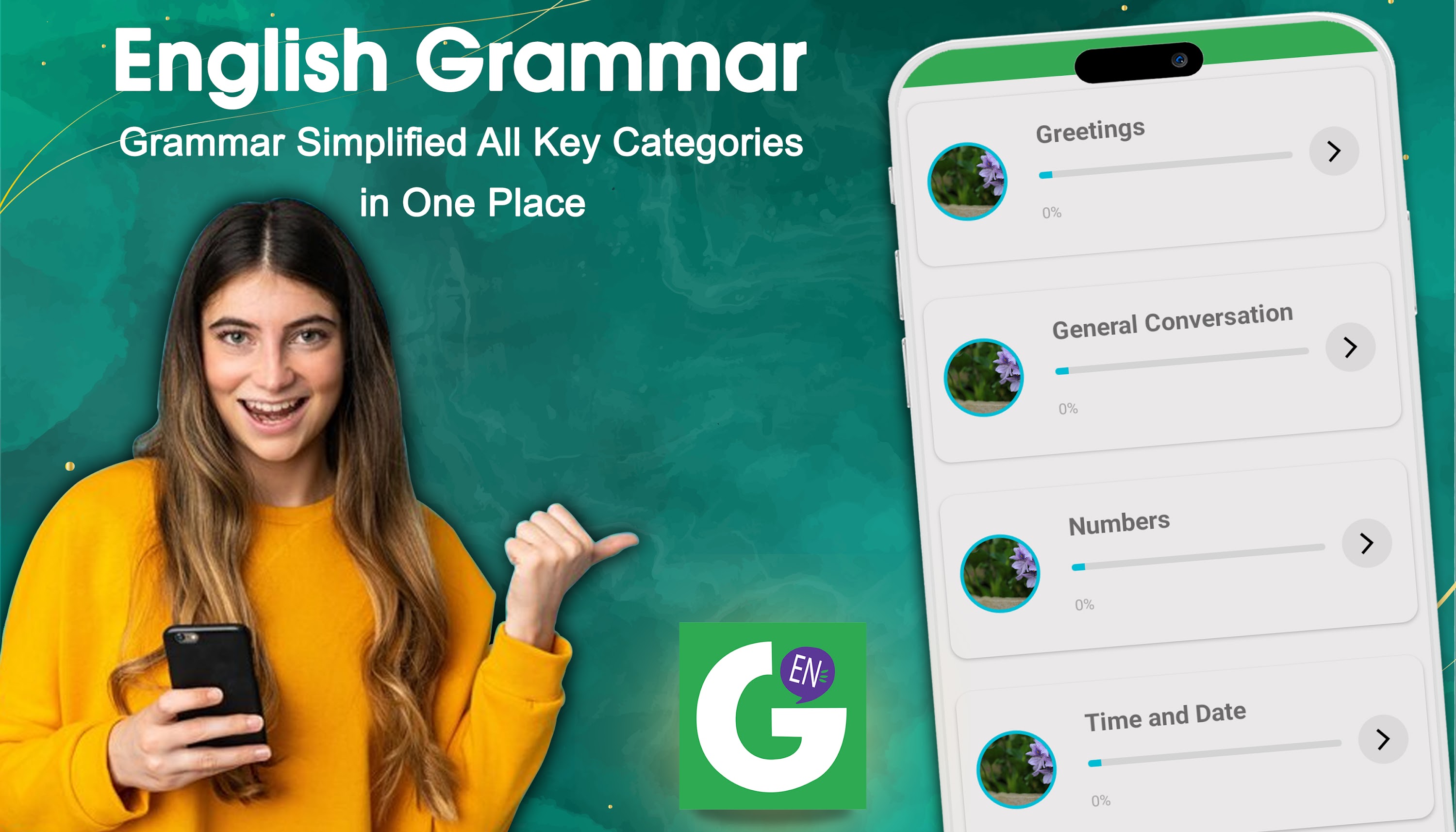 اسکرین شات 2 برنامه English Grammar & Punctuation