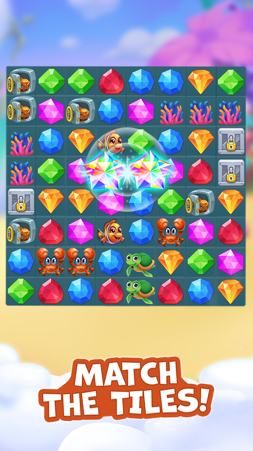 اسکرین شات 5 بازی Pirate Treasures: Jewel & Gems