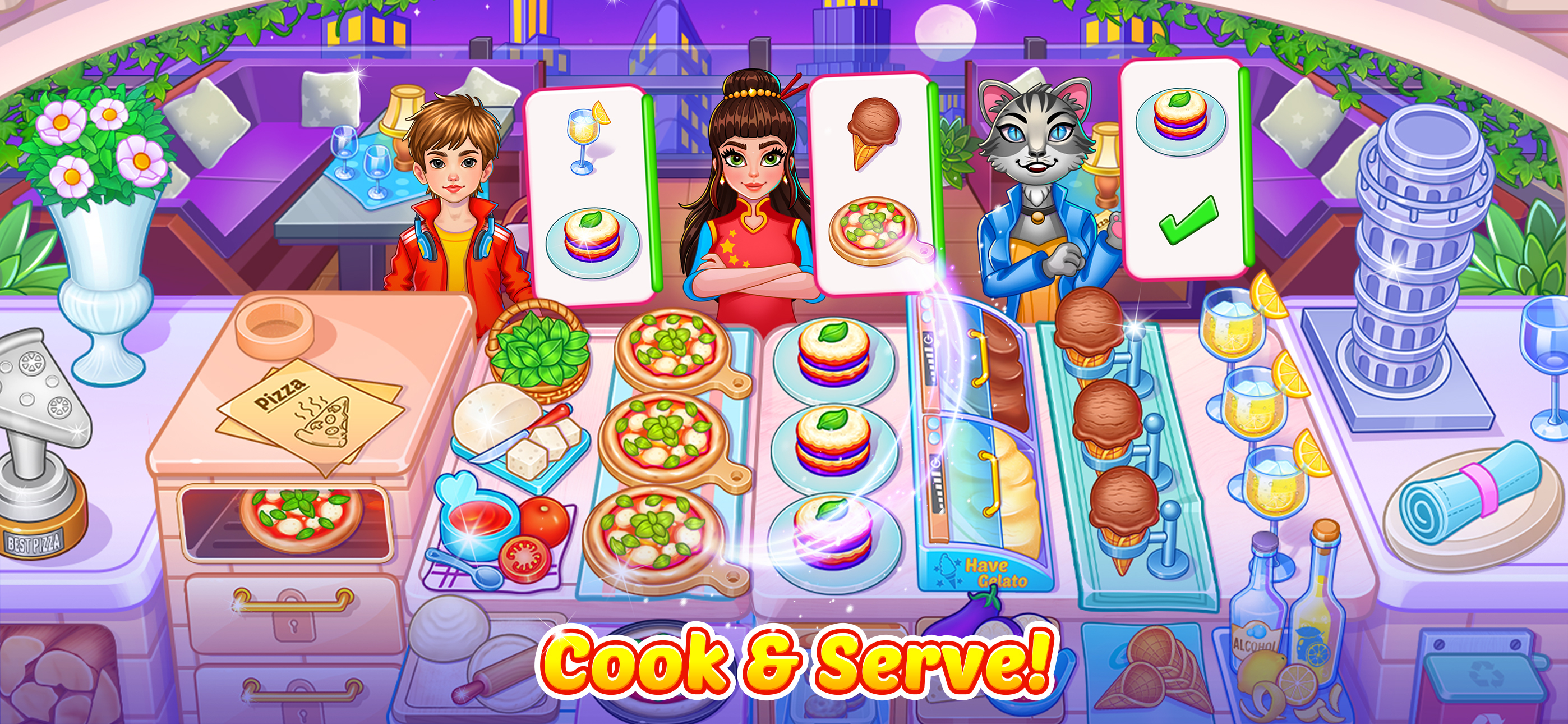 اسکرین شات 1 بازی Cooking Carnival - Chef Game