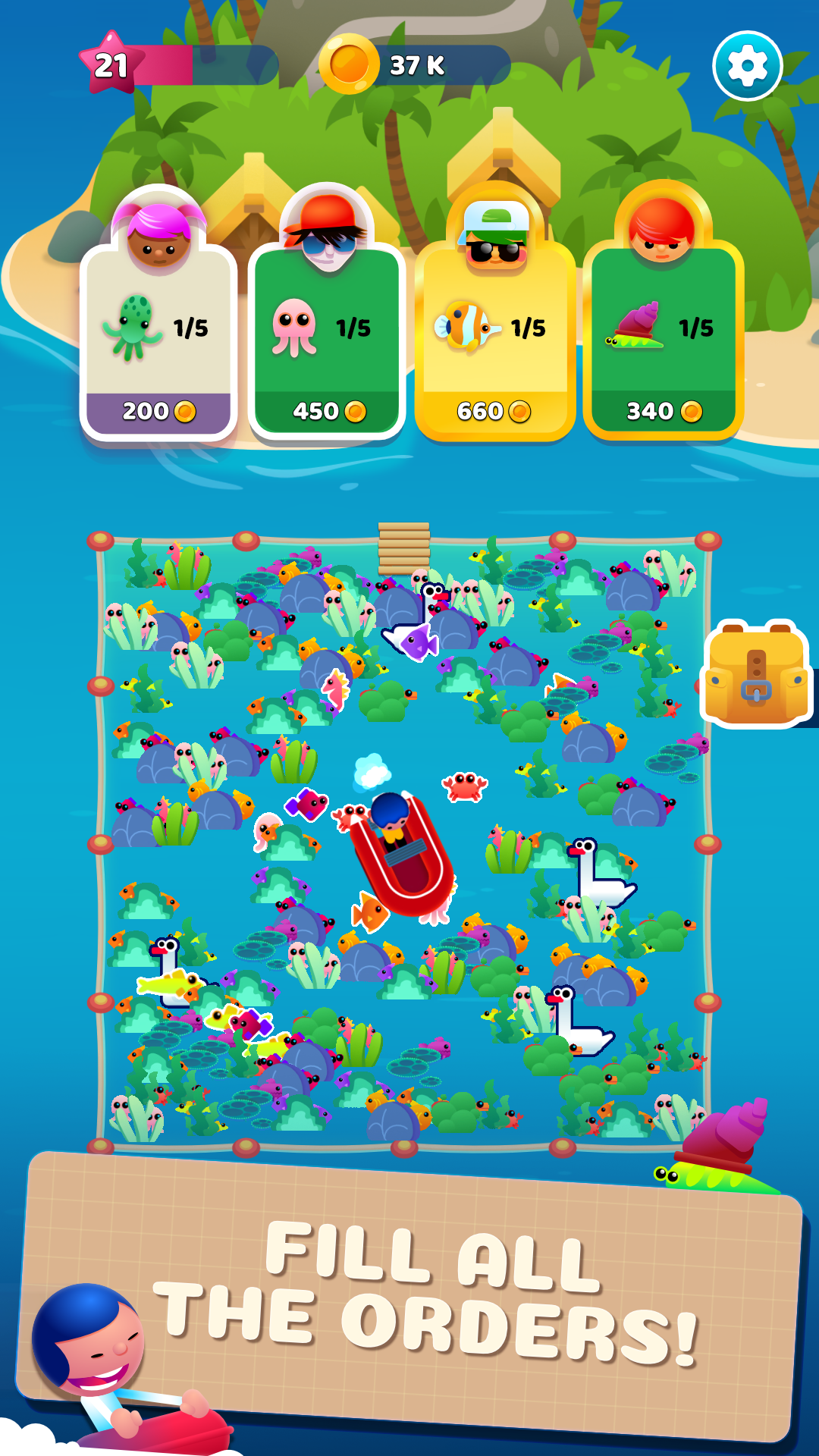 اسکرین شات 1 بازی Fishing Harvest