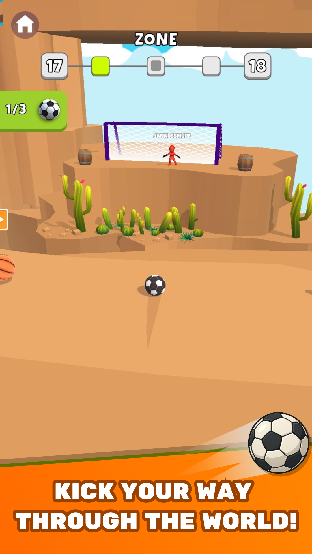 اسکرین شات 4 بازی Crazy Kick! Fun Football game