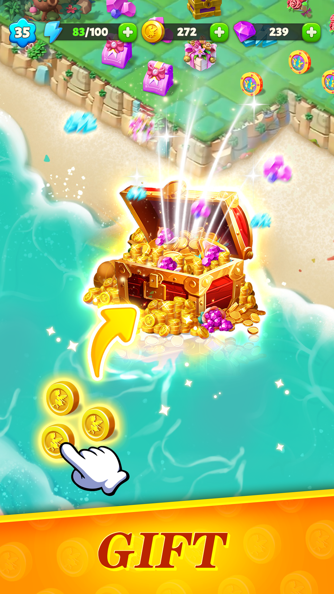 اسکرین شات 2 بازی Panthia®: Magic & Merge Game