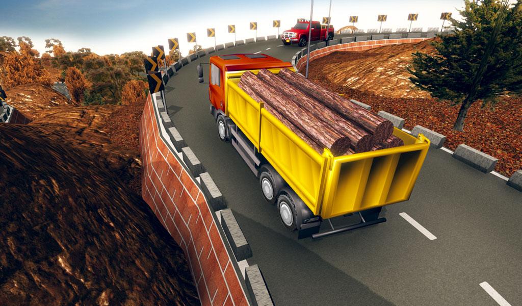 اسکرین شات 1 برنامه Uphill Offroad Truck Driver 3D