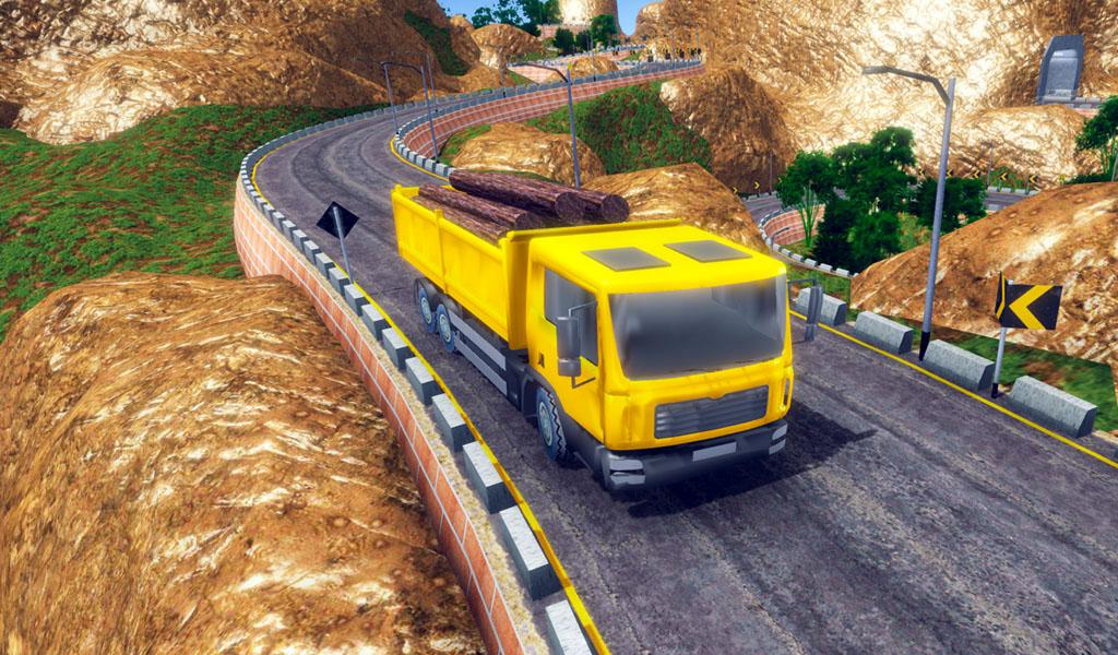اسکرین شات 7 برنامه Uphill Offroad Truck Driver 3D