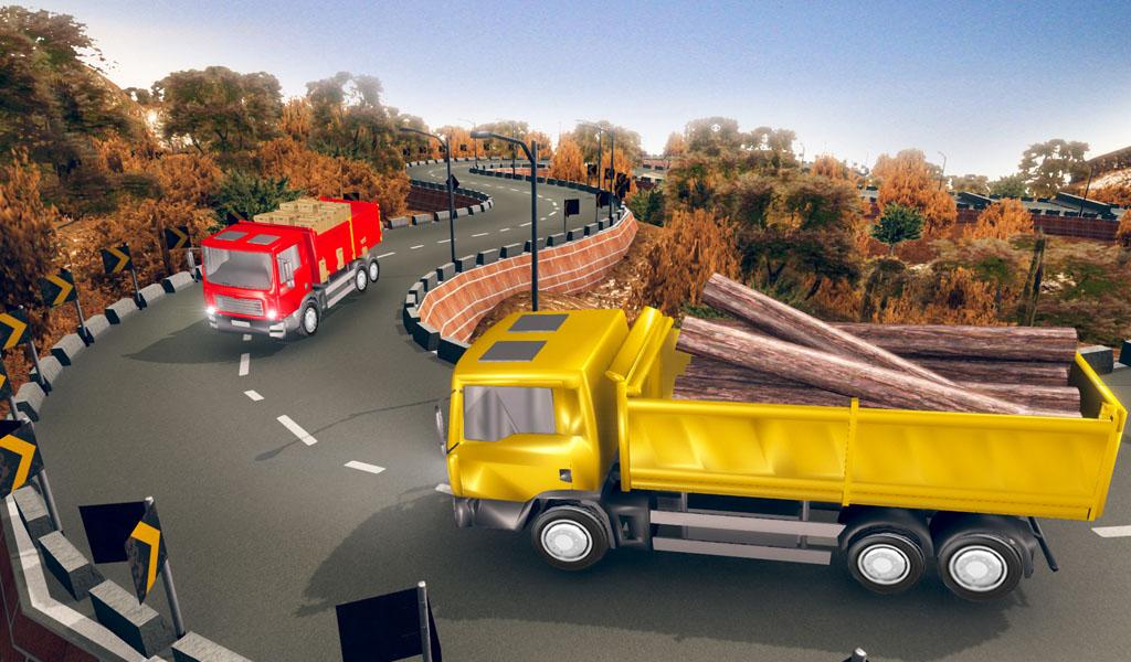 اسکرین شات 4 برنامه Uphill Offroad Truck Driver 3D
