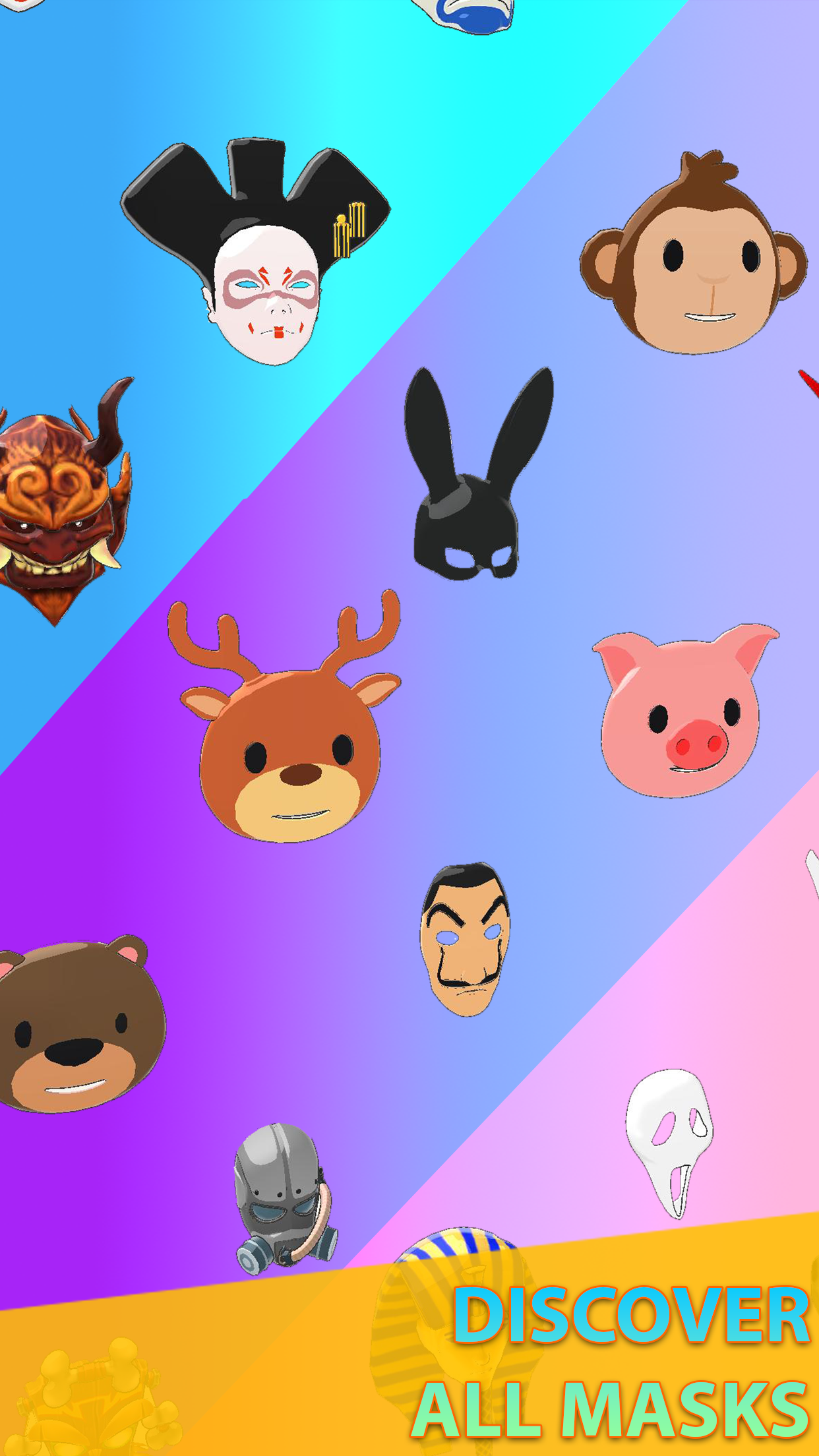 اسکرین شات 4 بازی Mask Evolution: 3D Run Game