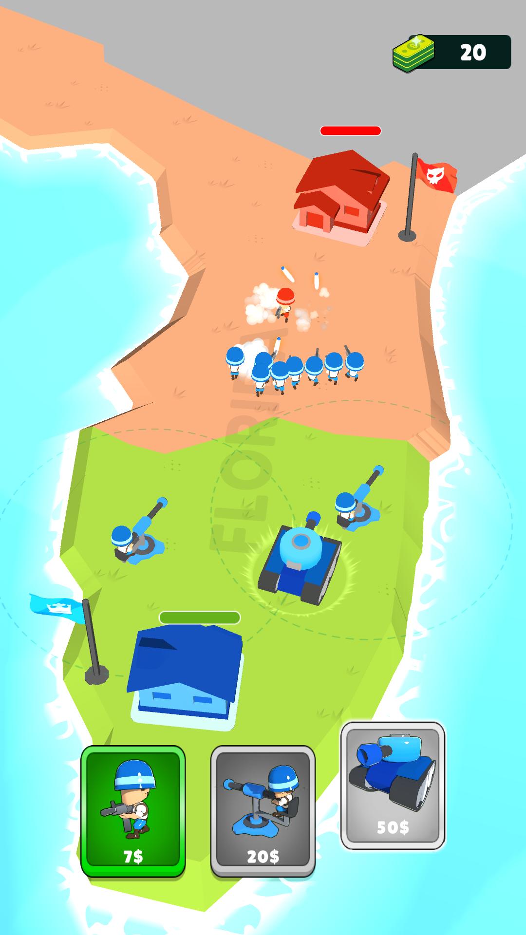 اسکرین شات 1 بازی Draw Army: 3D Battle Simulator