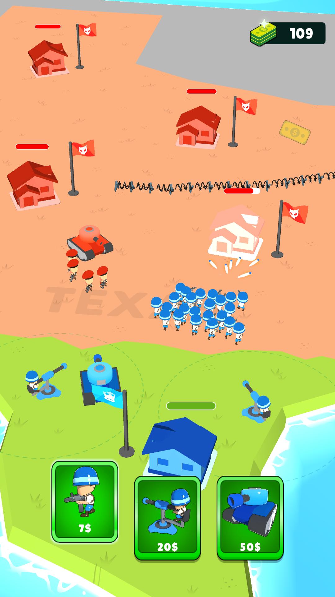 اسکرین شات 2 بازی Draw Army: 3D Battle Simulator