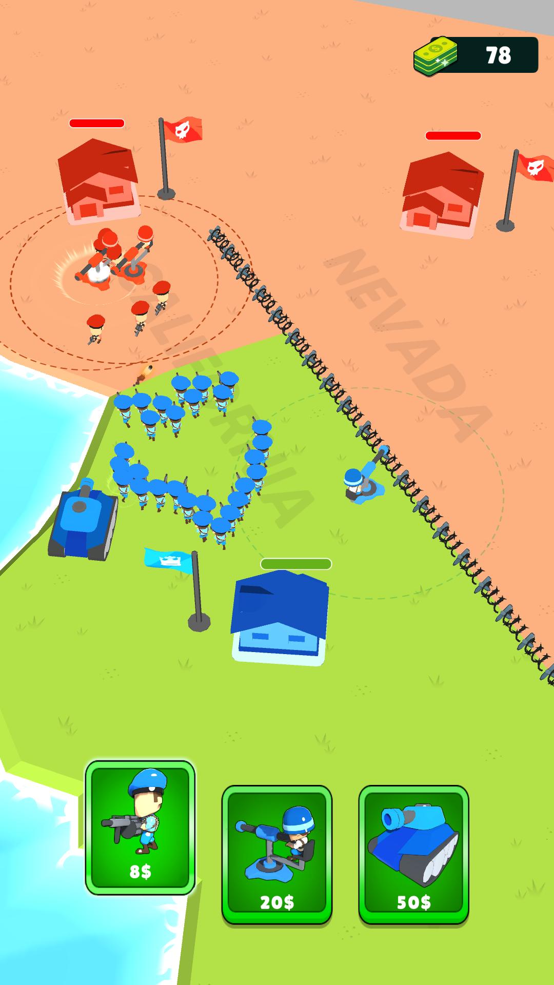 اسکرین شات 4 بازی Draw Army: 3D Battle Simulator
