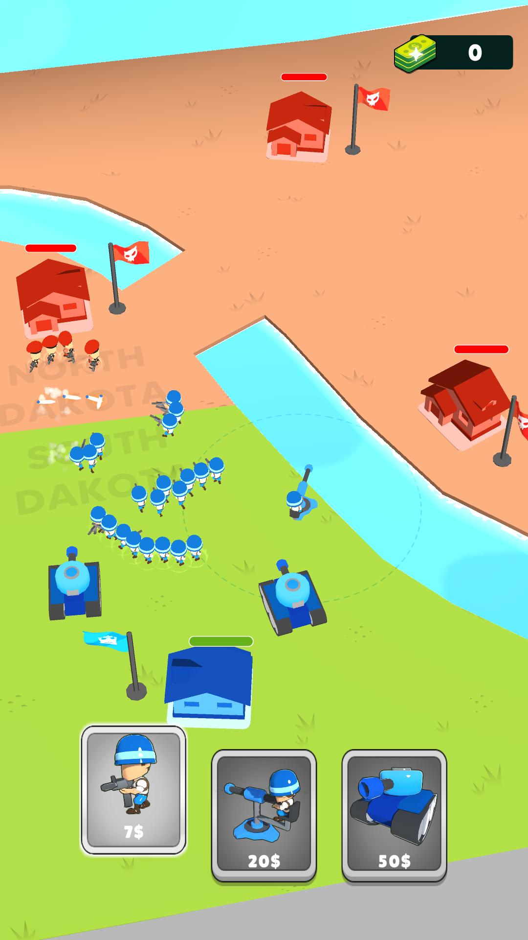 اسکرین شات 3 بازی Draw Army: 3D Battle Simulator