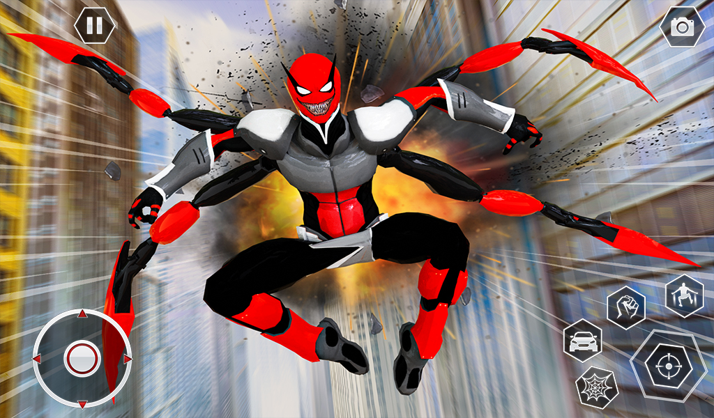 اسکرین شات 2 بازی Black Spider Rope SuperHero