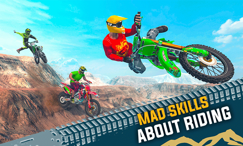 اسکرین شات 1 بازی Crazy Bike Racing Stunt Game