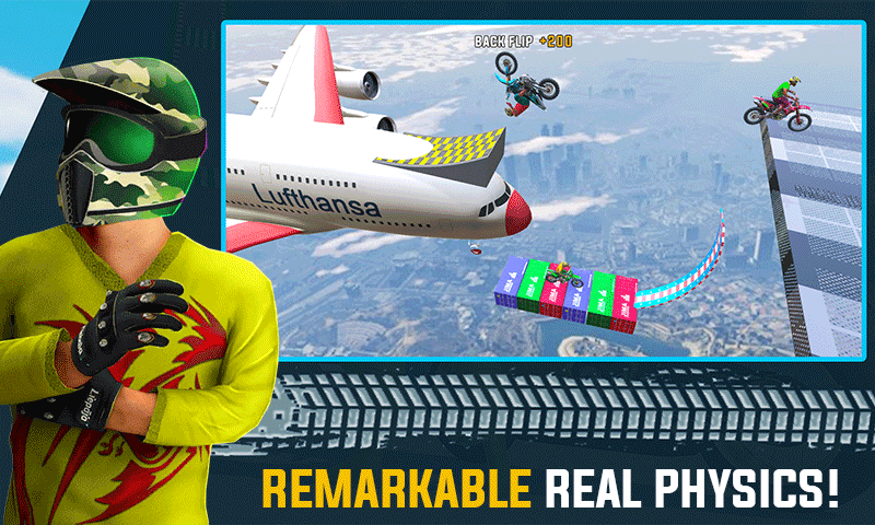 اسکرین شات 3 بازی Crazy Bike Racing Stunt Game