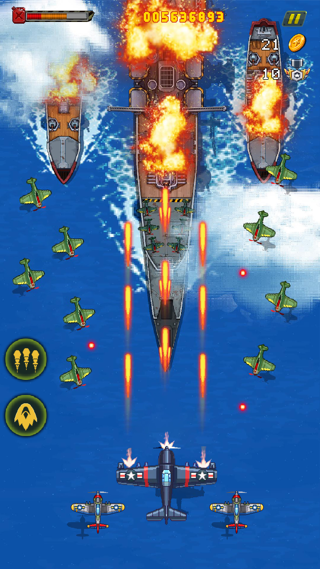 اسکرین شات 2 بازی 1945 Air Force: Airplane Games