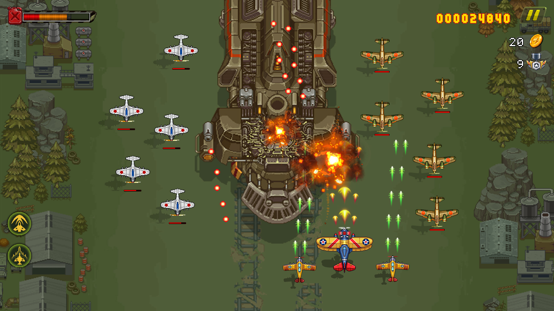 اسکرین شات 7 بازی 1945 Air Force: Airplane Games