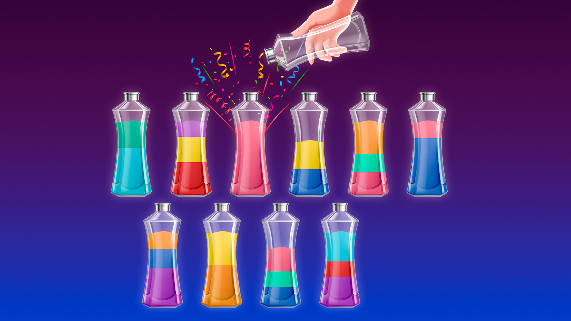 اسکرین شات 8 بازی Color Water Sort Puzzle Games