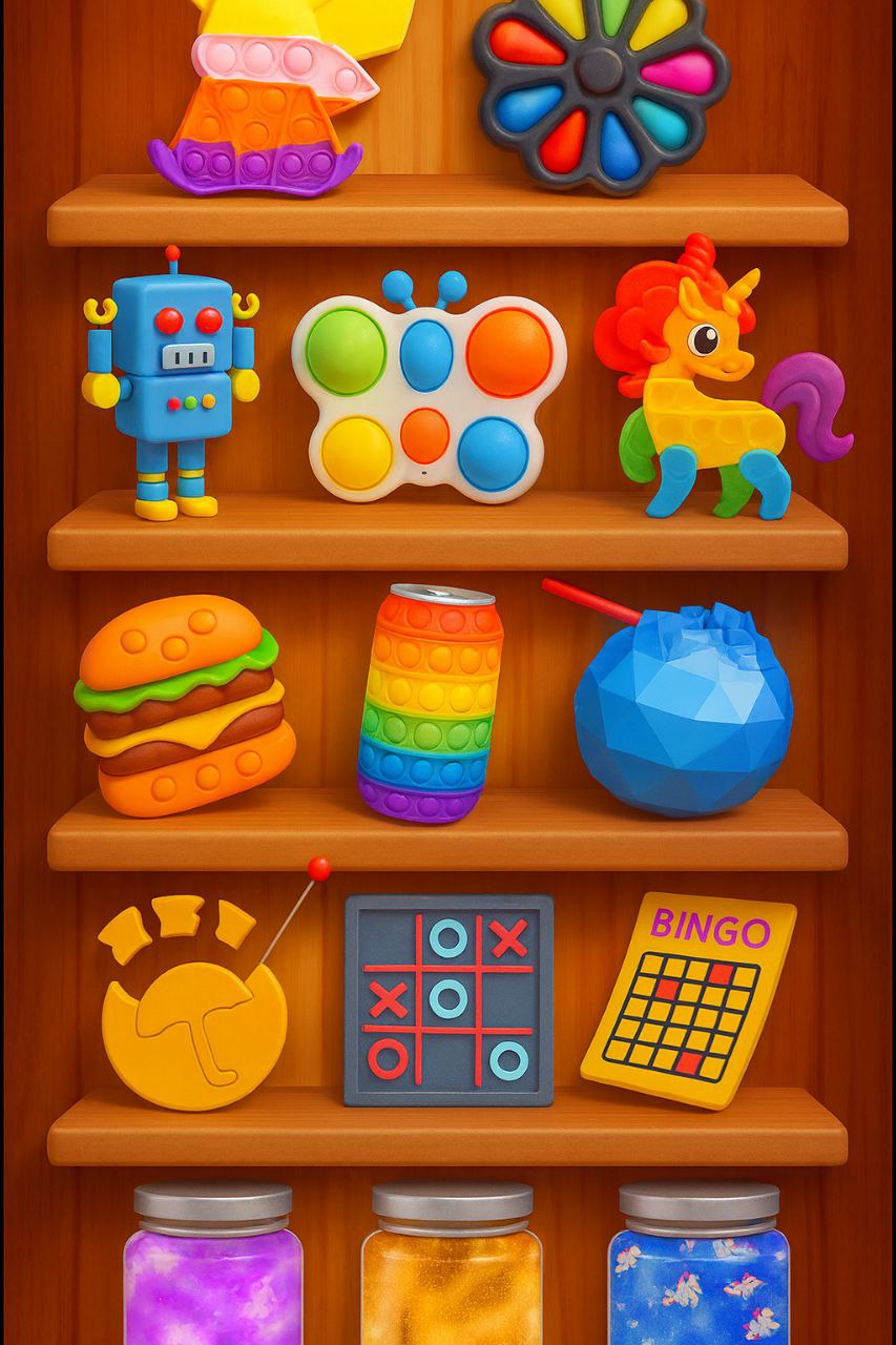 اسکرین شات 3 بازی Antistress Pop it Fidget Games