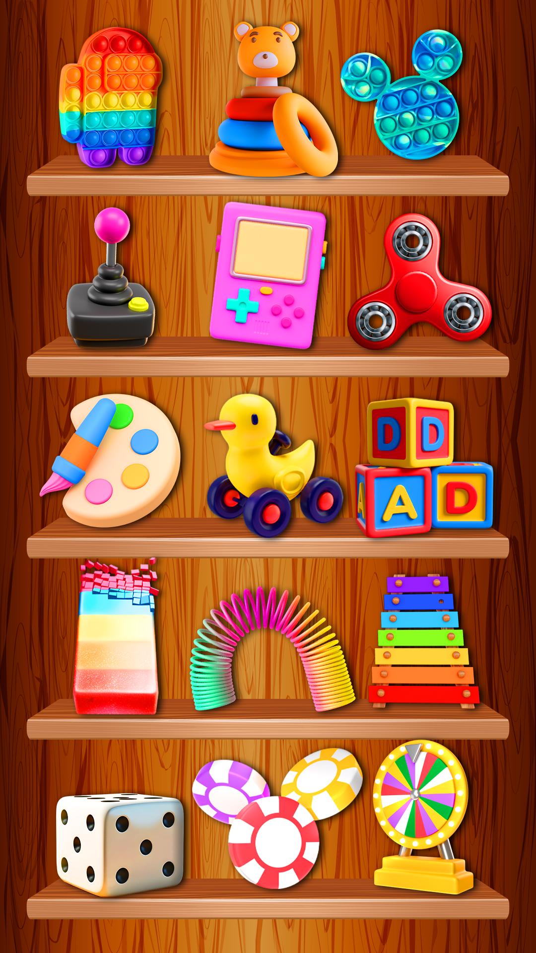 اسکرین شات 4 بازی Antistress Pop it Fidget Games