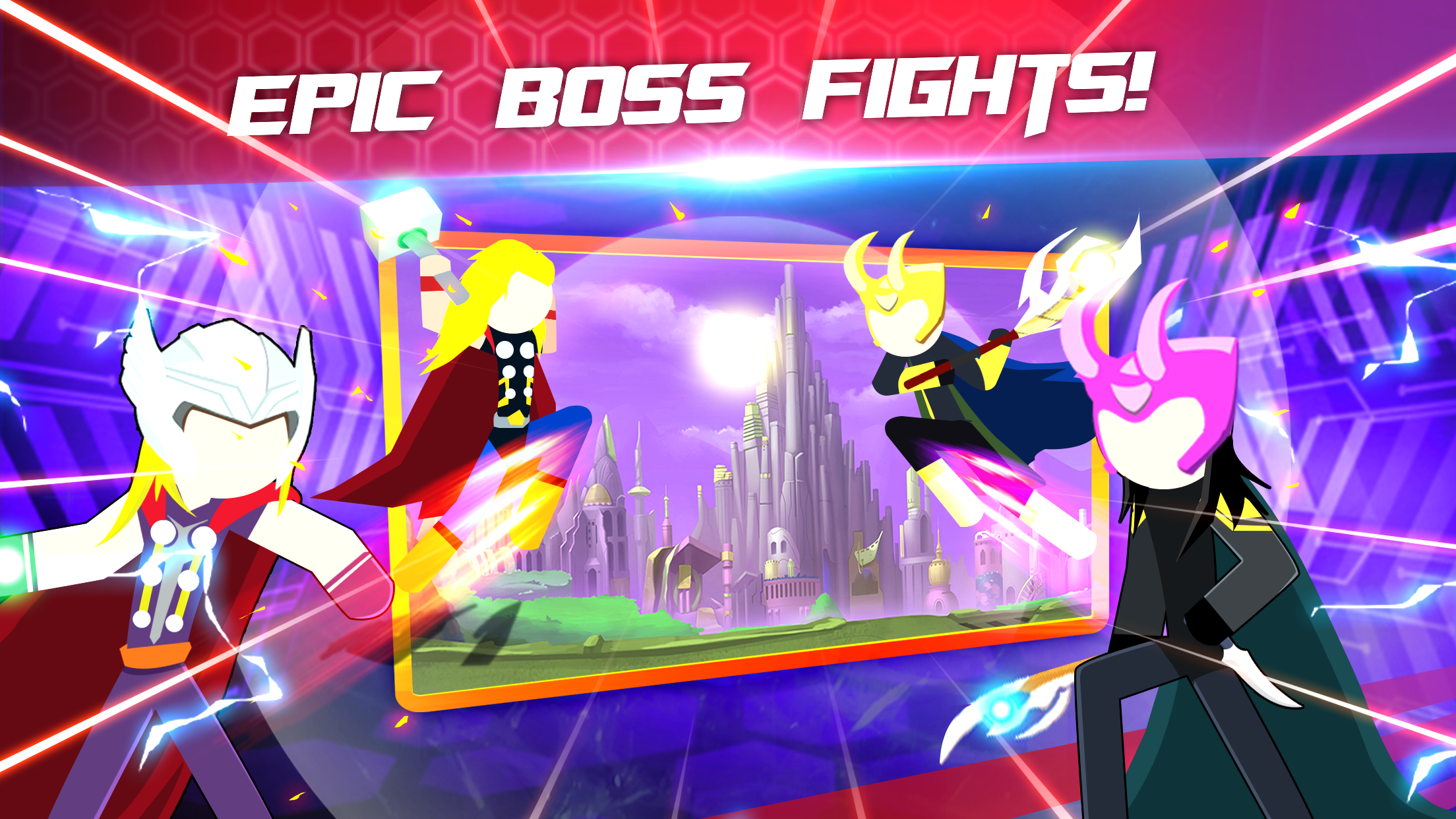 اسکرین شات 4 بازی Super Stickman Heroes Fight