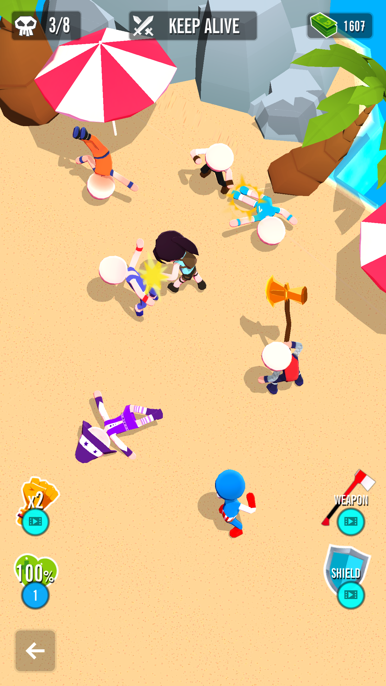 اسکرین شات 4 بازی Stickman 3D - Street Gangster