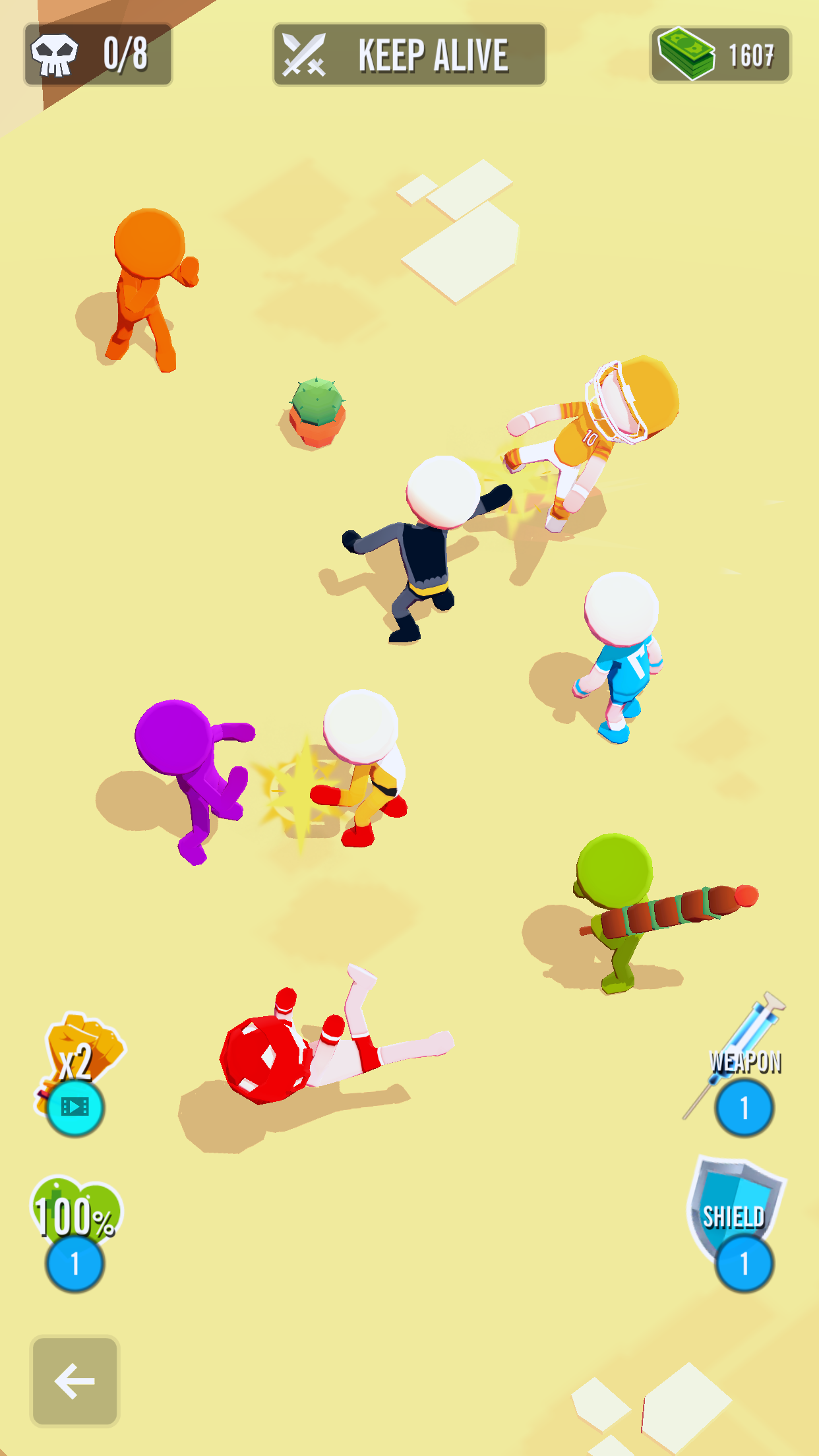 اسکرین شات 5 بازی Stickman 3D - Street Gangster