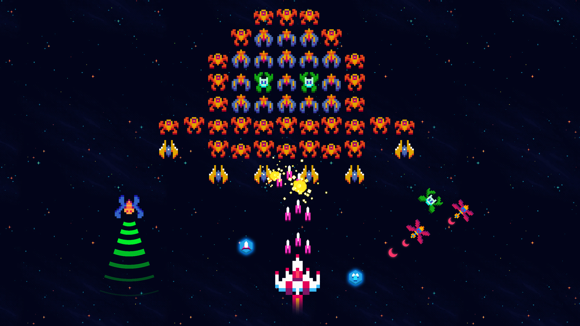 اسکرین شات 7 بازی Galaxiga: Galaxy Alien Shooter