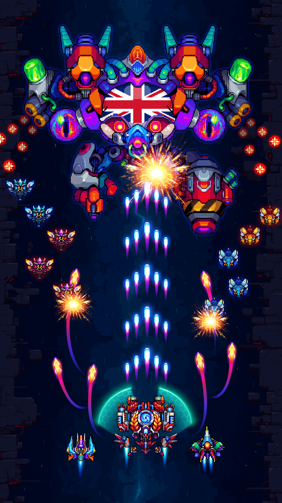 اسکرین شات 3 بازی Galaxiga: Arcade Space Shooter