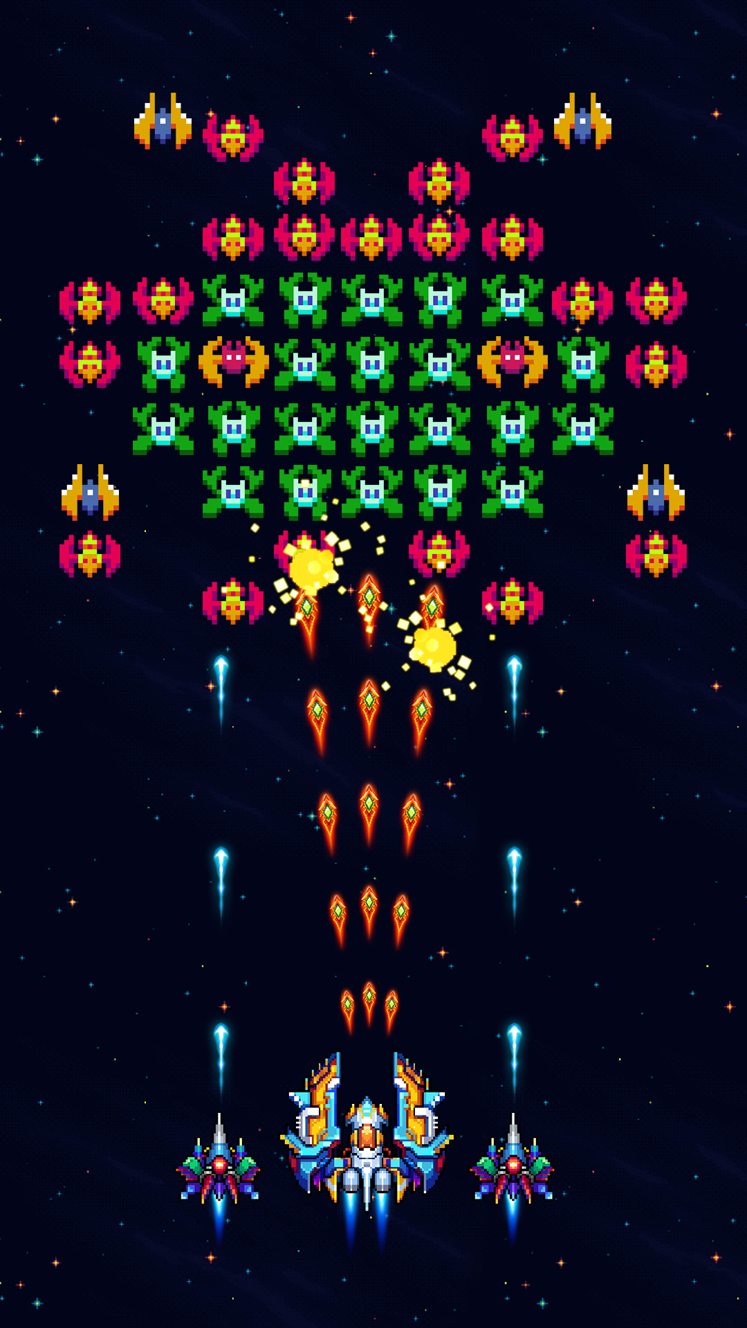 اسکرین شات 2 بازی Galaxiga: Galaxy Alien Shooter