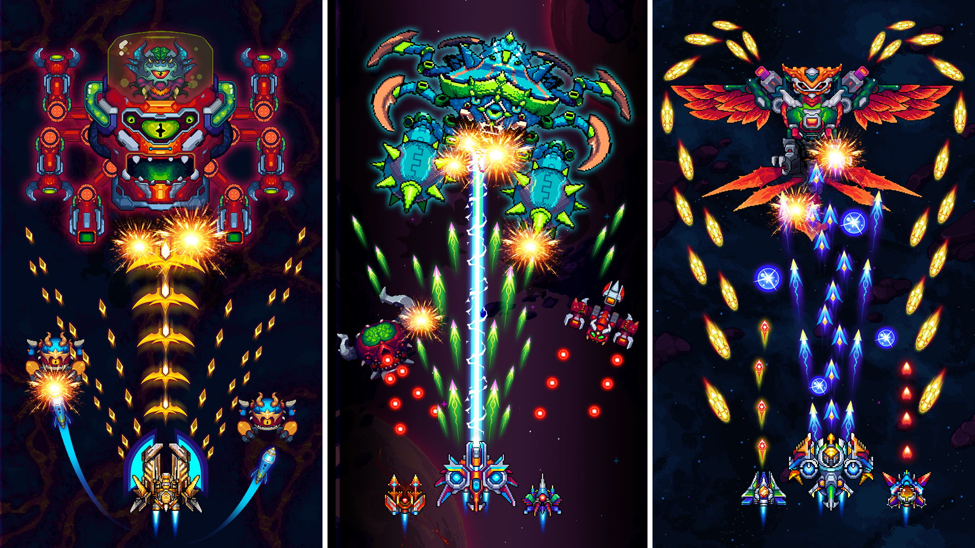 اسکرین شات 6 بازی Galaxiga: Space Arcade Shooter