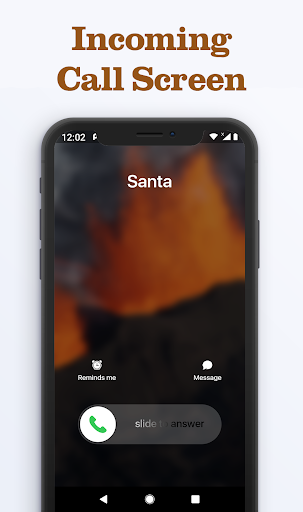 اسکرین شات 1 برنامه OS14 style call screen theme, full screen video