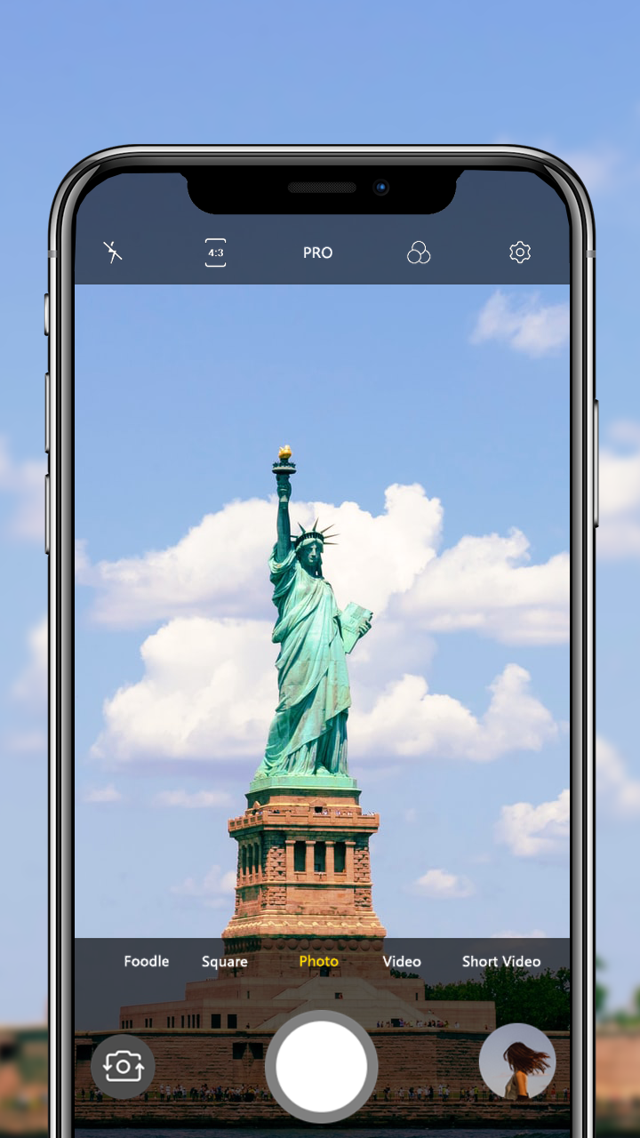 اسکرین شات 2 برنامه OS15 Camera for iPhone 13