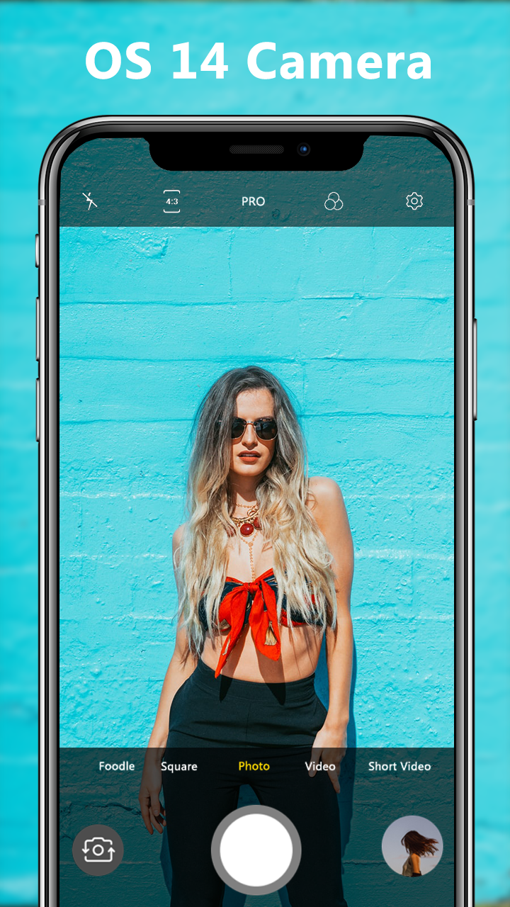 اسکرین شات 1 برنامه OS15 Camera for iPhone 13