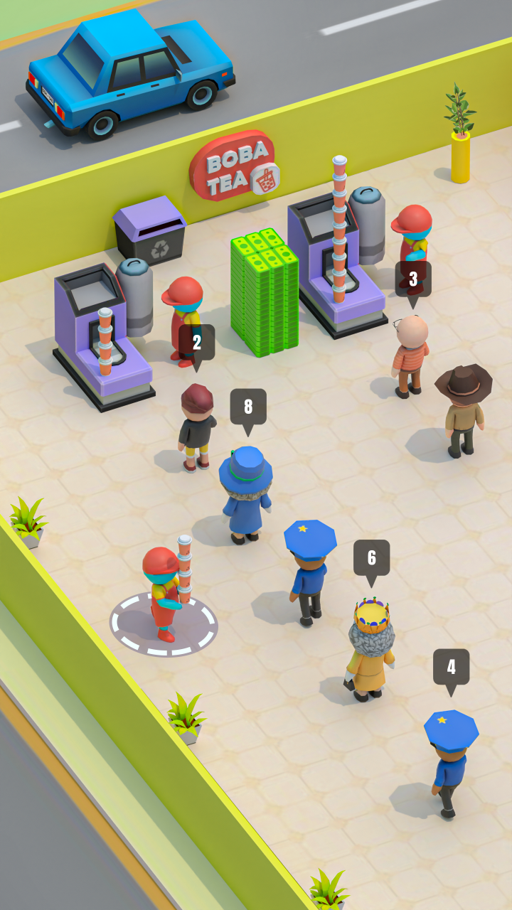 اسکرین شات 1 بازی My Mini Boba Tea Cafe Tycoon