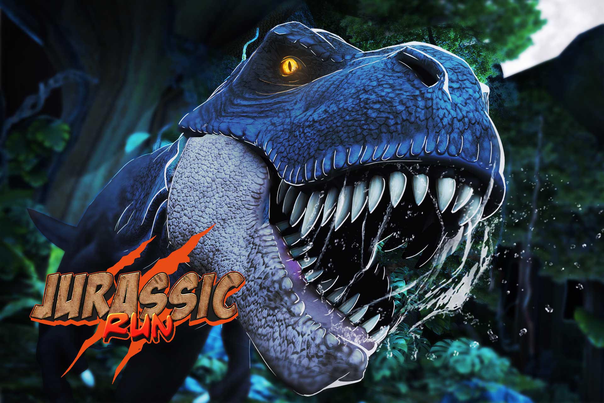 اسکرین شات 1 بازی Jurassic Run Attack: Dino Era