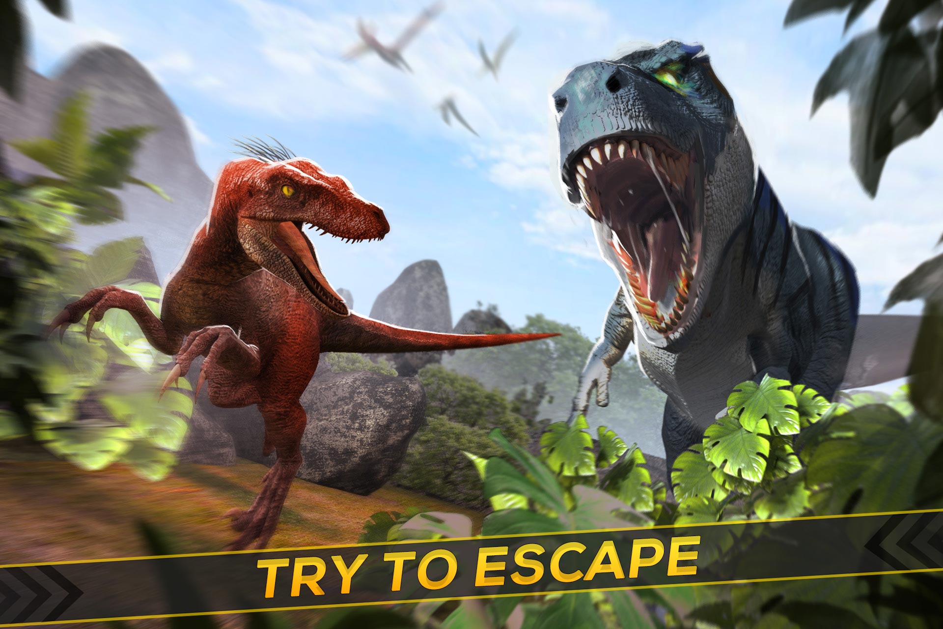 اسکرین شات 4 بازی Jurassic Run Attack: Dino Era