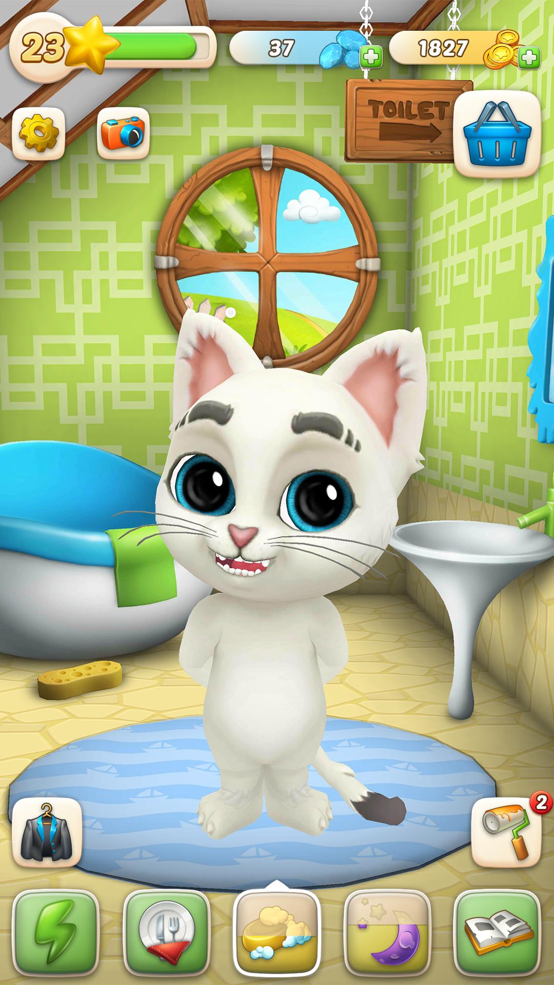 اسکرین شات 1 بازی Oscar the Cat - Virtual Pet